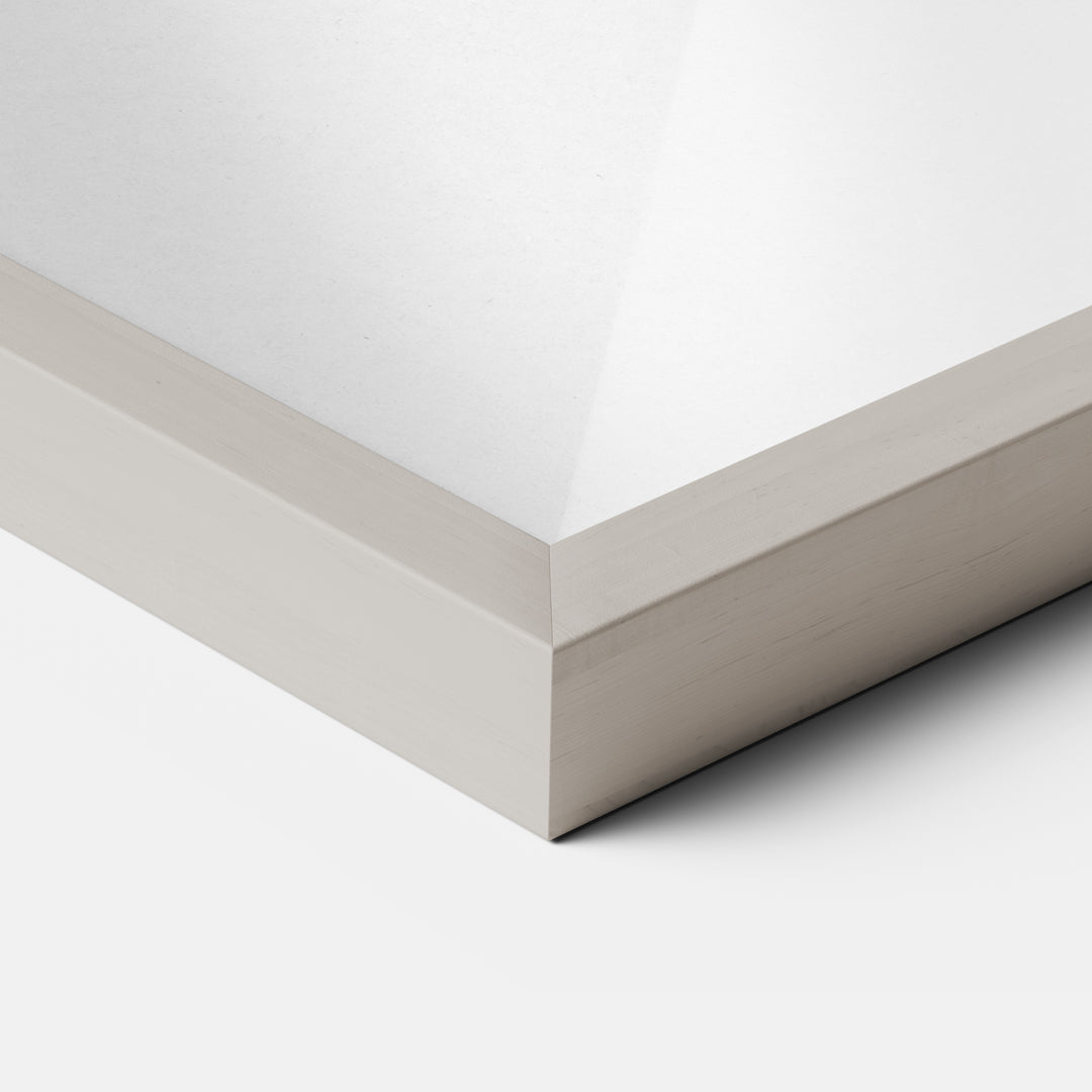 Cornice 40x50 in Legno Tortora con Passepartout