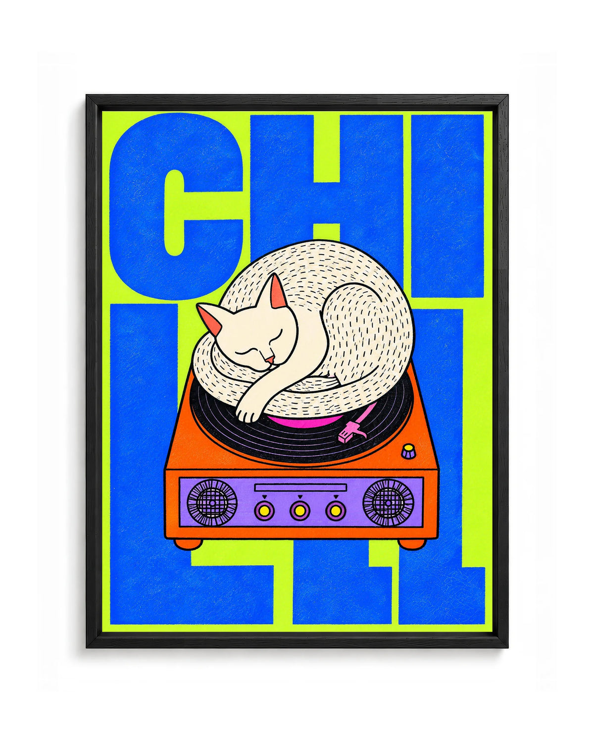 Animali da Disco – Gatto lime e blu