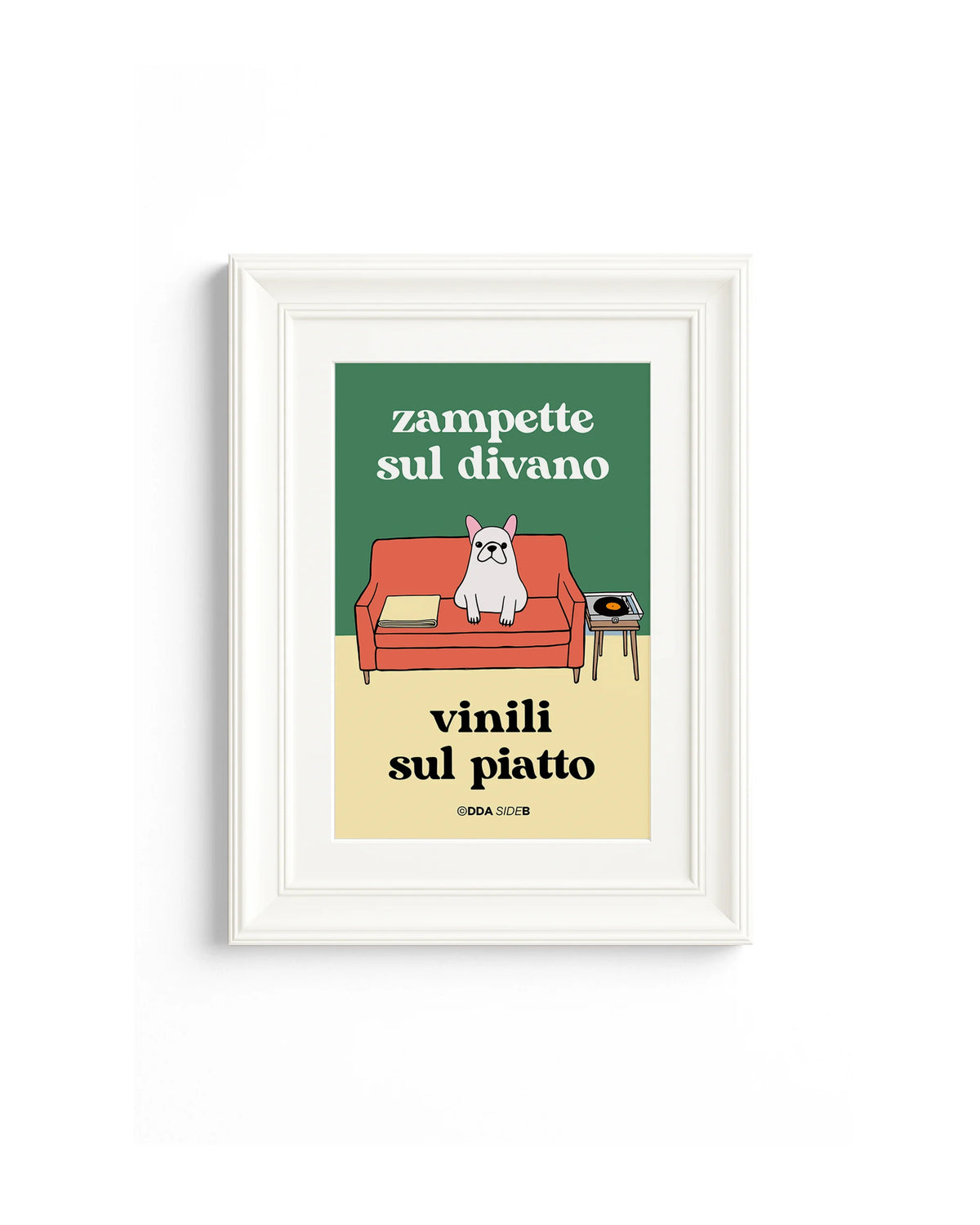 Side B - Zampette sul divano Vinili sul piatto (cane)