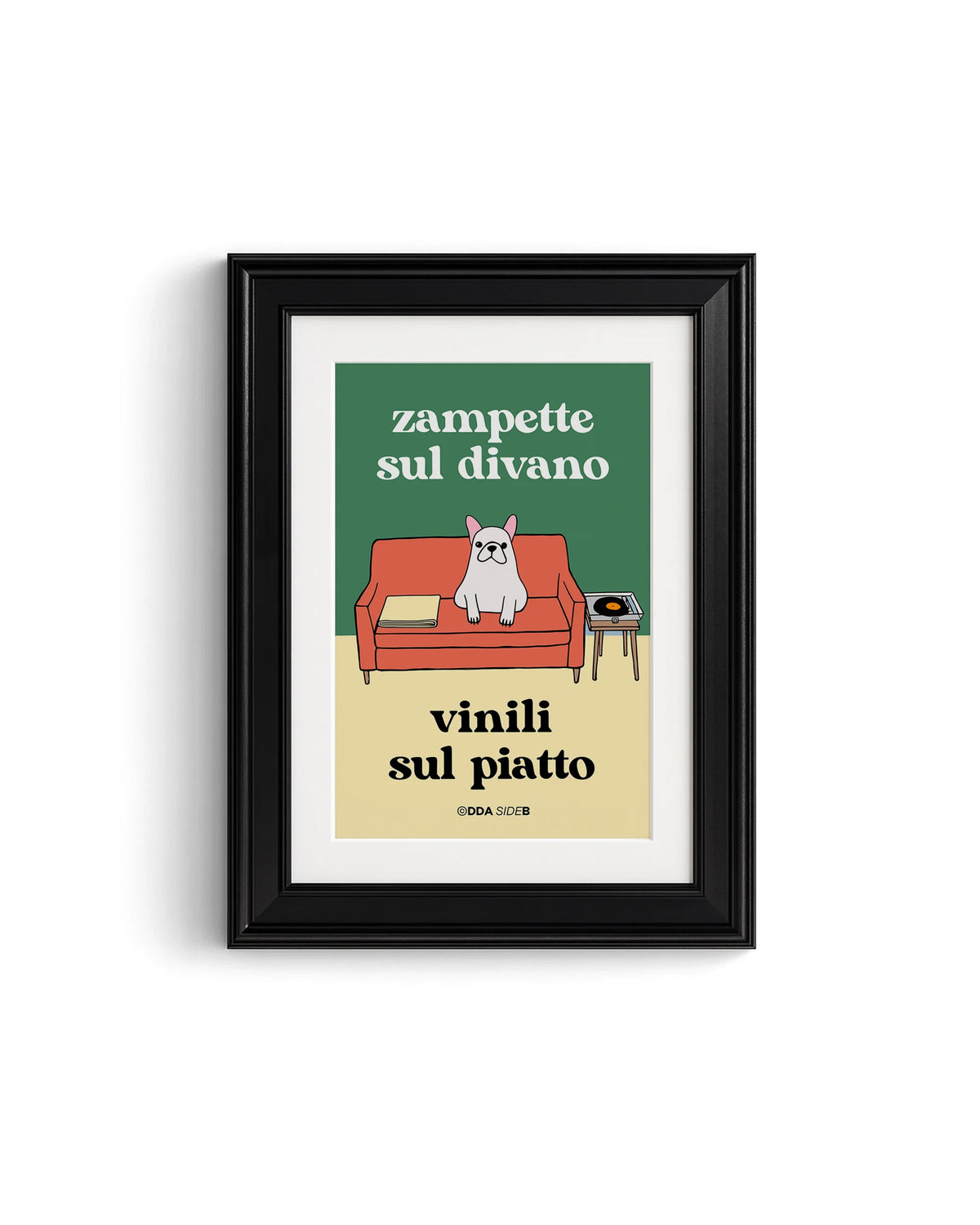 Side B - Zampette sul divano Vinili sul piatto (cane)