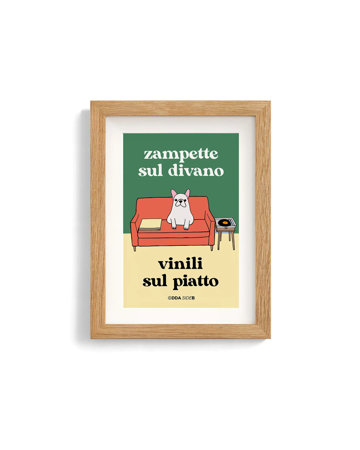 Side B - Zampette sul divano Vinili sul piatto (cane)