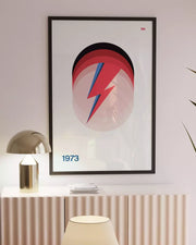 Poster Aladdin Sane - David Bowie, 1973