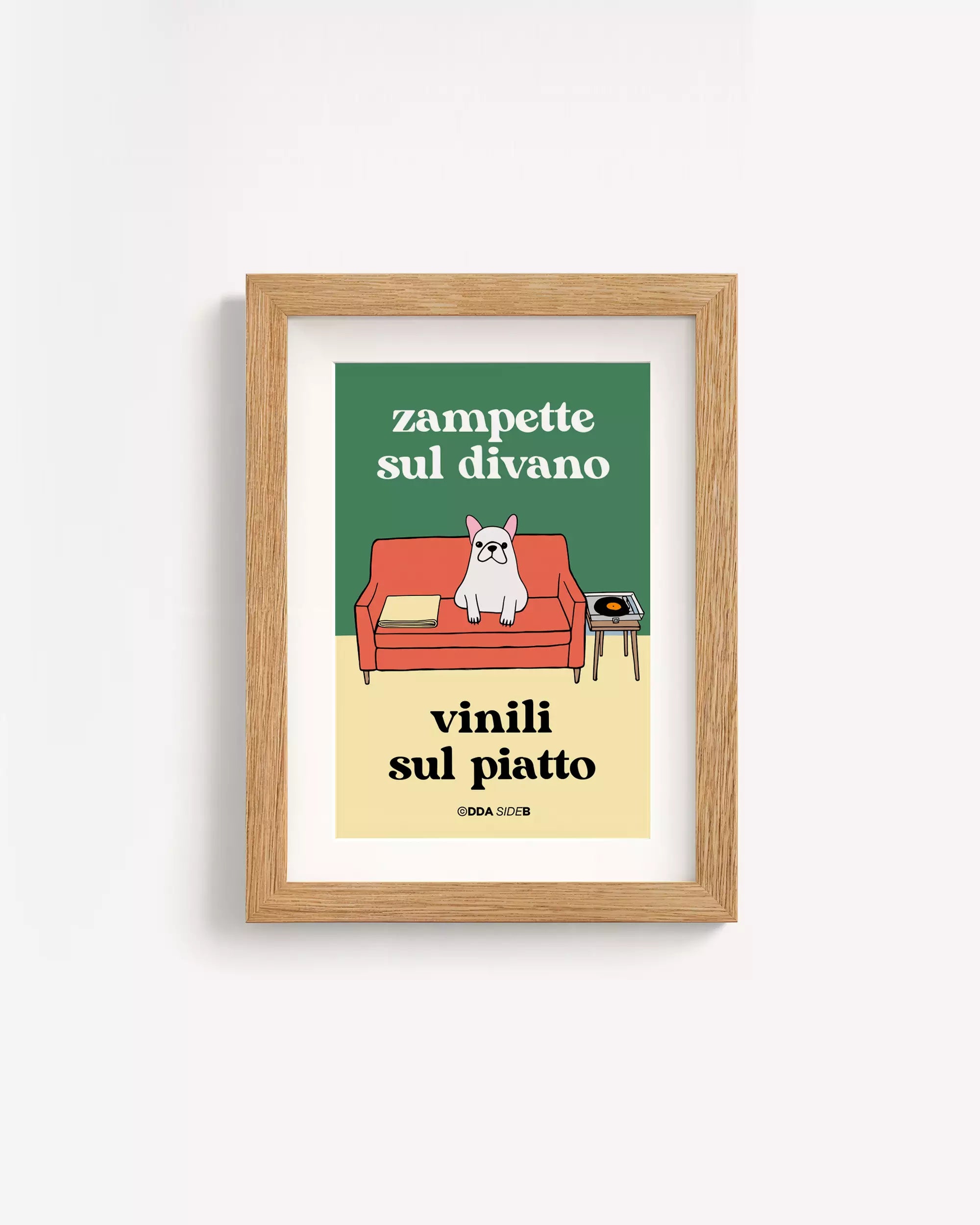 Side B - Zampette sul divano Vinili sul piatto (cane)