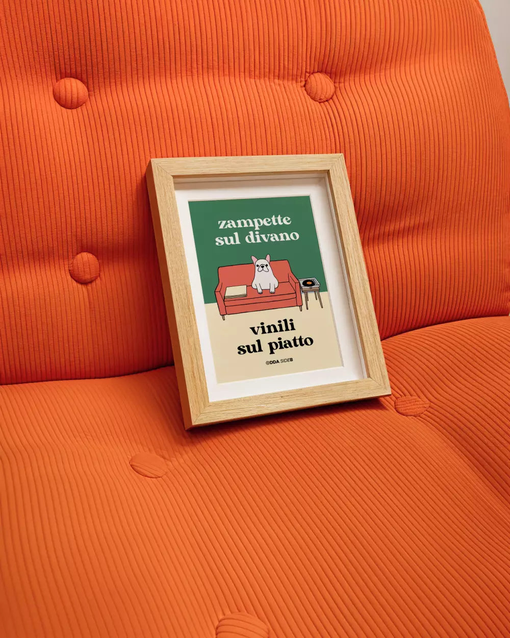 Side B - Zampette sul divano Vinili sul piatto (cane)