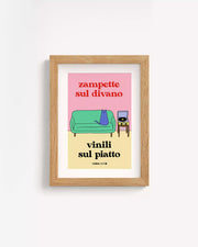 Side B - Zampette sul divano Vinili sul piatto (gatto)