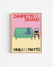 Zampette sul divano, Vinili su piatto (gatto)